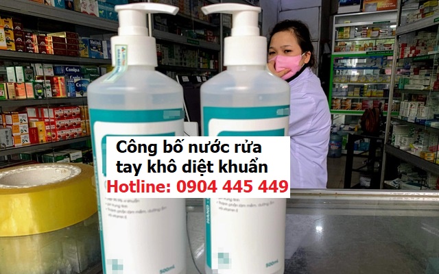 Công bố lưu hành nước rửa tay diệt khuẩn