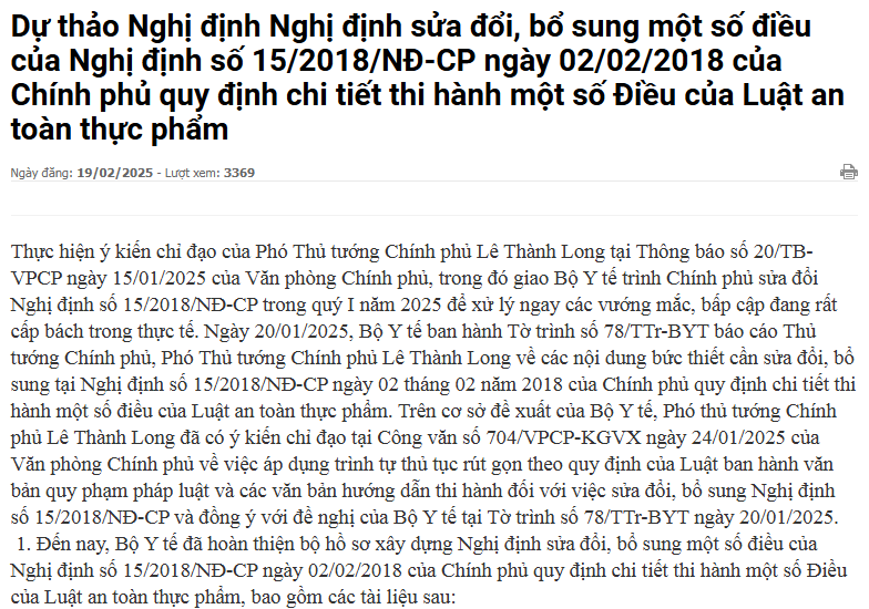 so sánh dự thảo sửa đổi bổ sung nghị định 15